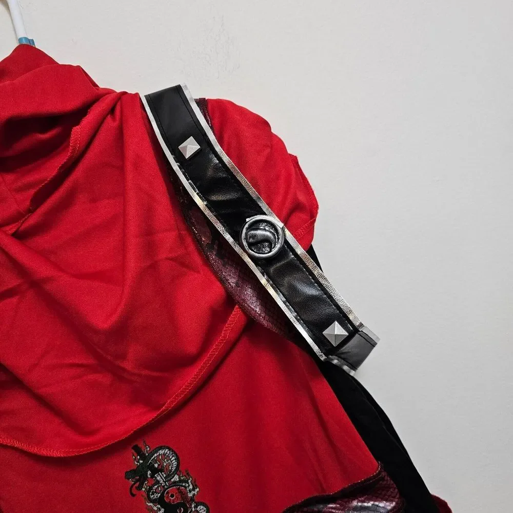 Spirit Red Viper Ninja Size 7-8 Medium Halloween Costume‎